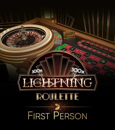 Play the First Person Lightning Roulette slot by Evolution on GrizzlysQuest Casino