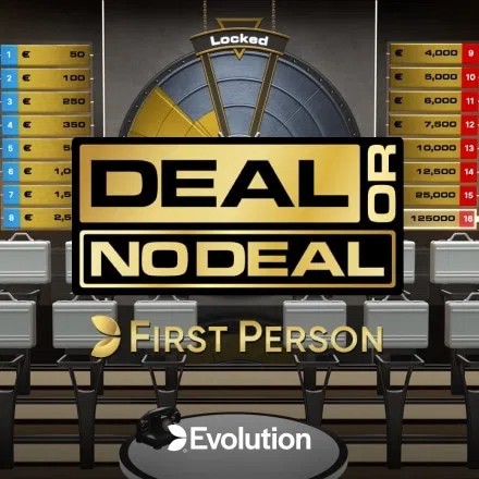 First Person Deal or No Deal logo by Evolution GrizzlysQuest Casino