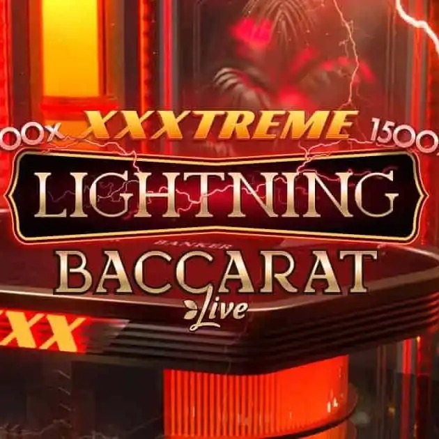 XXXtreme Lightning Baccarat game by Evolution – logo hosted on GrizzlysQuest Casino